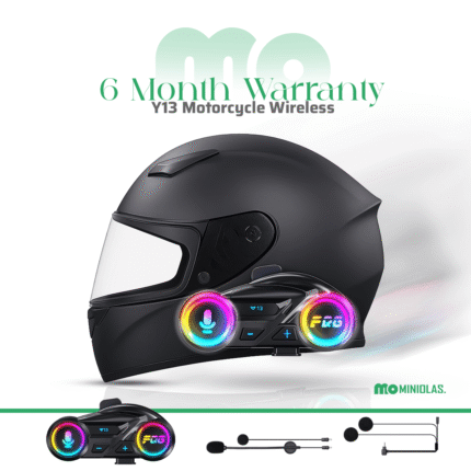 Y13 Motorcycle Helmet Headset 🛡️ ৬ মাসের ওয়ারেন্টি
